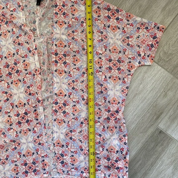 Torrid Multi-Color Floral Print Pattern Short Sleeve Open Front Cardigan… - Picture 8 of 12